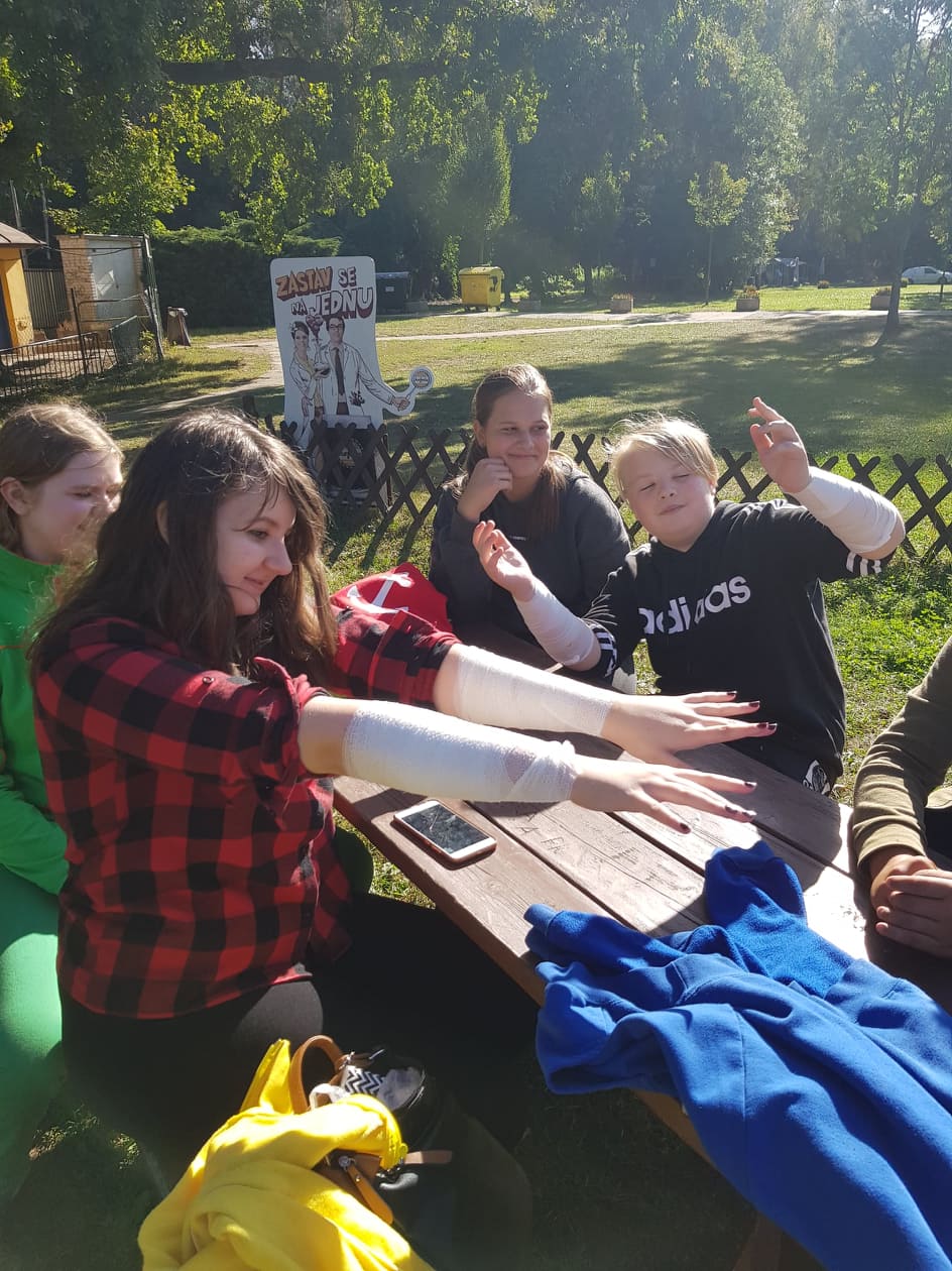 Foto - první pomoc v přírodě
